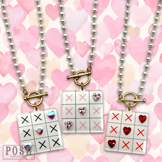Valentine game pendant necklace