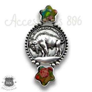 Buffalo nickel ring