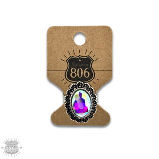 Western oval stone adjustable ring
