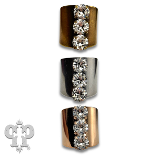 Statement ring with crystals from Swarovski®