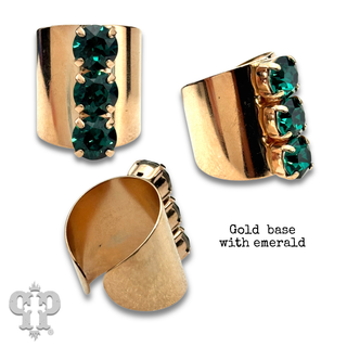 Statement ring with crystals from Swarovski®