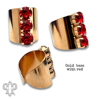 Statement ring with crystals from Swarovski®