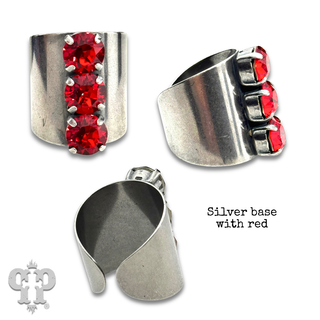 Statement ring with crystals from Swarovski®