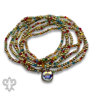 Multi-color bracelet with a crystal from Swarovski® - LC