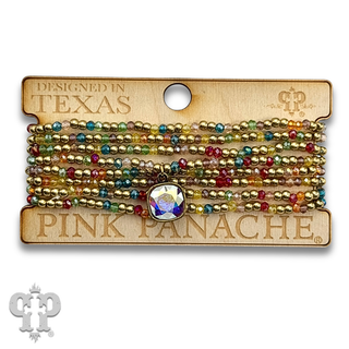 Multi-color bracelet with a crystal from Swarovski® - LC