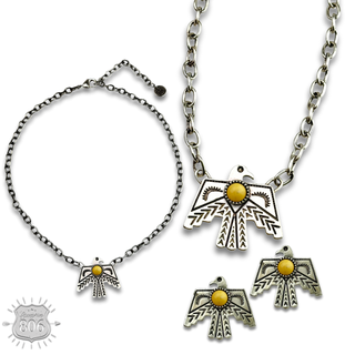 Thunderbird necklace set
