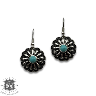 Western concho Y necklace set