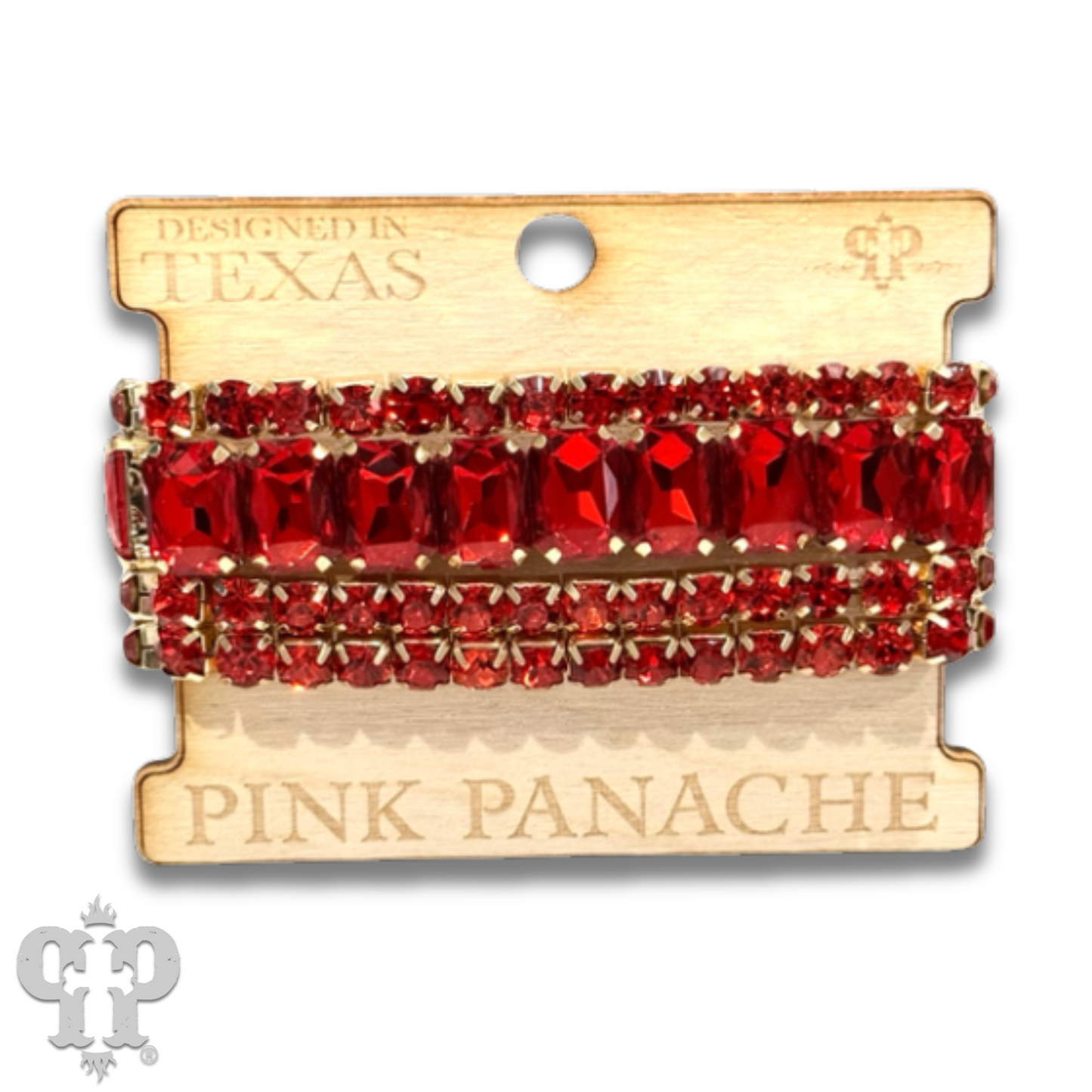 Four strand mixed rhinestone bracelet, two sizes
