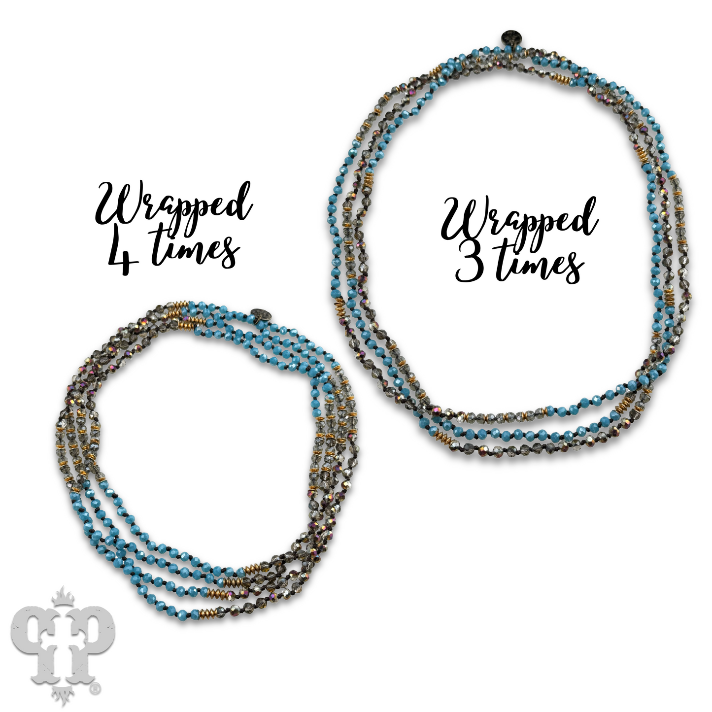 Turquoise blue bead necklace, last call