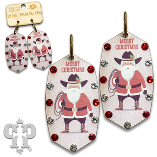 Western Santa earring