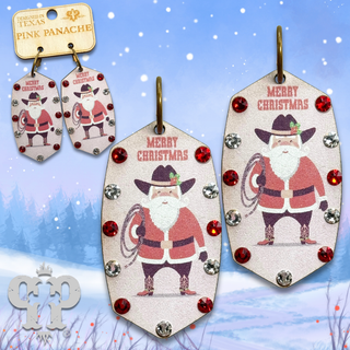 Western Santa earring